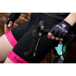 AVOLA Radhose Damen kurz schwarz/pink (E21-4700)