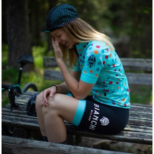 SILIS Radtrikot Damen Kurzarm celeste (E20-4300)