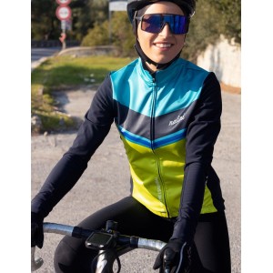 Asfalto Lady Jkt Damen Fahrrad Winterjacke dunkelblau/gelbgrün/türkis (I22-4200) Asfalto Lady Jkt Damen Fahrrad Winterjacke dunkelblau/gelbgrün/türkis (I22-4200)