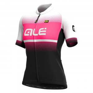 ALE BLEND LADY Radtrikot Damen kurzarm schwarz/neonpink ALE BLEND LADY Radtrikot Damen kurzarm schwarz/neonpink