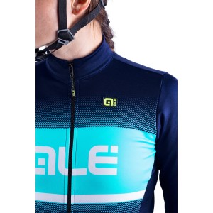 Alé BLEND LADY Radtrikot Damen langarm blau/türkis Alé BLEND LADY Radtrikot Damen langarm blau/türkis