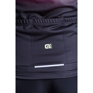 Alé BLEND LADY Radtrikot Damen langarm schwarz/neonpink