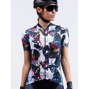 ALE CHIOS LADY Radtrikot Damen kurzarm weiß