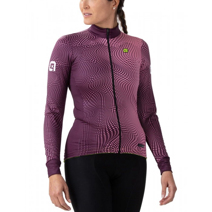 ALE CIRCUS LADY Radtrikot Damen langarm dunkel violett/rosa ALE CIRCUS LADY Radtrikot Damen langarm dunkel violett/rosa