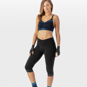 ALE CLASSICO Radhose Damen 3/4 schwarz