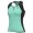 ALE COLOR BLOCK LADY TOP Radtrikot Damen ärmellos türkis E22