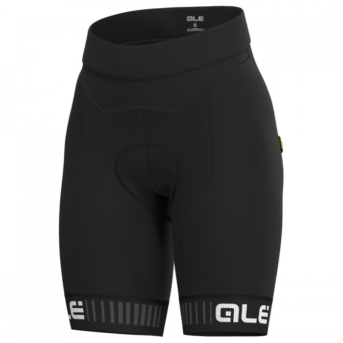 ALE TRAGUARDO Radhose Damen kurz schwarz/weiß