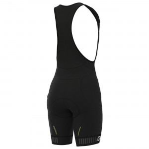 ALE TRAGUARDO Trägerhose Damen kurz schwarz/weiß ALE TRAGUARDO Trägerhose Damen kurz schwarz/weiß