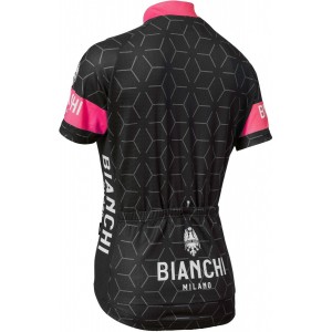 NEVOLA Radtrikot Damen Kurzarm schwarz/pink (E18-4700)