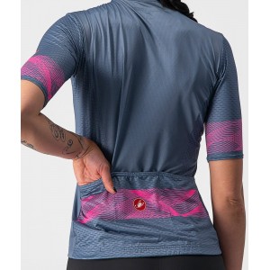 FENICE Radtrikot Damen kurzarm blau (light steel blue)