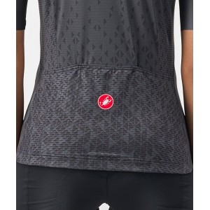 PEZZI Radtrikot Damen kurzarm dunkelgrau (dark gray) PEZZI Radtrikot Damen kurzarm dunkelgrau (dark gray)