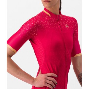 PEZZI Radtrikot Damen kurzarm rot (persian red) PEZZI Radtrikot Damen kurzarm rot (persian red)