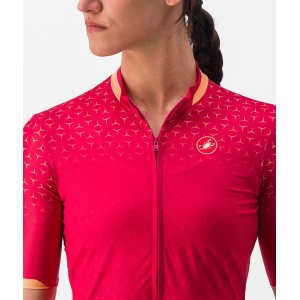 PEZZI Radtrikot Damen kurzarm rot (persian red) PEZZI Radtrikot Damen kurzarm rot (persian red)