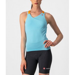 SOLARIS TOP Damen Trägershirt hellblau