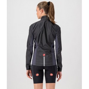 SQUADRA STRETCH W JACKET-Damen Fahrrad Windjacke schwarz