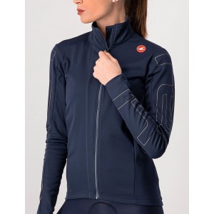 TRANSITION W JACKET-Damen Fahrrad Winterjacke blau/bronze