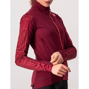 TRANSITION W JACKET-Damen Fahrrad Winterjacke bordeaux