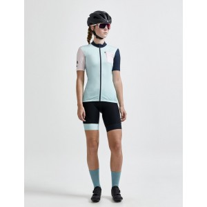 ADV HMC Offroad Radtrikot Damen kurzarm hellblau/rosé (1911219,mineral/powder)
