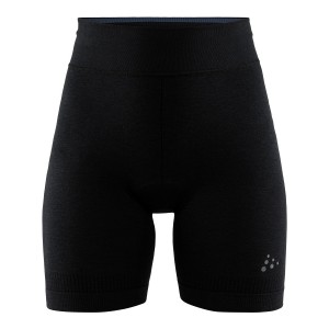 FUSEKNIT Bike Boxer Fahrrad-Unterhose Damen schwarz (mit Sitzpolster)(1907453-999000)