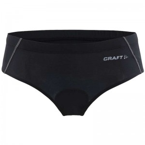 Greatness Bike Hipster Damen Unterhose schwarz (mit Sitzpolster)(1905032-9999)