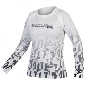 MT500 Print Tee LTD Radtrikot Damen langarm MTB/Freeride weiß (E6219BK)