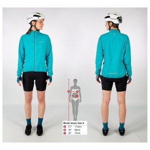 WMS PAKAJAK Damen Fahrrad Windjacke pazific blau (E6184BP)