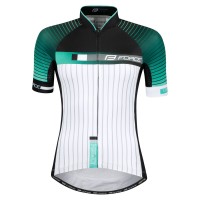 DASH LADY Radtrikot Damen kurzarm türkis/weiß (9001345)