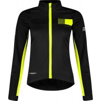 FROST Softshell Damen Fahrradjacke schwarz/neongelb (899915)