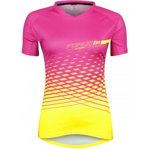 MTB ANGLE Radtrikot Damen kurzarm pink/neongelb (9001531) MTB ANGLE Radtrikot Damen kurzarm pink/neongelb (9001531)