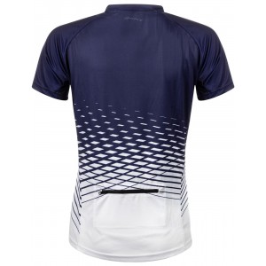 MTB ANGLE Radtrikot Damen kurzarm weiß/blau (9001532)