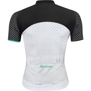 POINTS Radtrikot Damen kurzarm schwarz/celeste (90013205) POINTS Radtrikot Damen kurzarm schwarz/celeste (90013205)