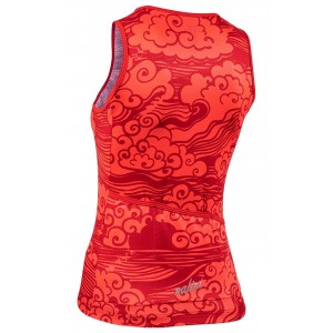 CALGARY 1988 Radtrikot Damen ärmellos rot (E21-4119)