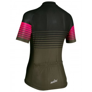 Cross Lady Radtrikot Damen kurzarm dunkelgrün/schwarz (E22-4400)