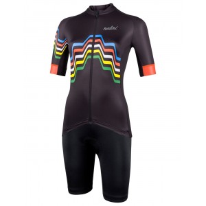 Damen Radsport-Set (Radtrikot New Beijing 2008+Radhose Cortina 1956) schwarz (E22) Damen Radsport-Set (Radtrikot New Beijing 2008+Radhose Cortina 1956) schwarz (E22)