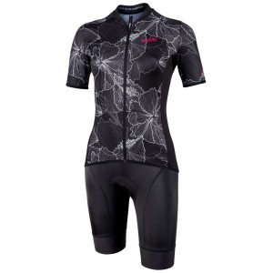 Damen Radsport-Set (Radtrikot Turin 2006+Radhose Nagano 1998) schwarz (E21) Damen Radsport-Set (Radtrikot Turin 2006+Radhose Nagano 1998) schwarz (E21)