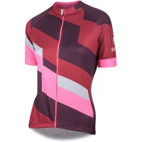 PRO Stripe Lady Jersey Damen-Kurzarmtrikot lila (E17-4750)