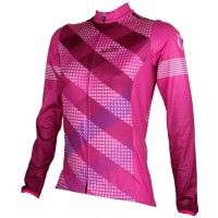 PRO SAIPH Radtrikot Damen langarm rosa (I17-4700)