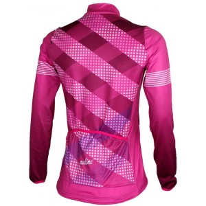 PRO SAIPH Radtrikot Damen langarm rosa (I17-4700)