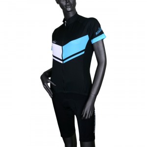 Damen-Radsport-Set (Radtrikot Fabulosa+Radhose RAYMAN) türkis/schwarz Damen-Radsport-Set (Radtrikot Fabulosa+Radhose RAYMAN) türkis/schwarz