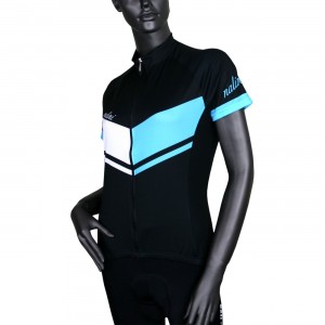 Damen-Radsport-Set (Radtrikot Fabulosa+Radhose RAYMAN) türkis/schwarz Damen-Radsport-Set (Radtrikot Fabulosa+Radhose RAYMAN) türkis/schwarz