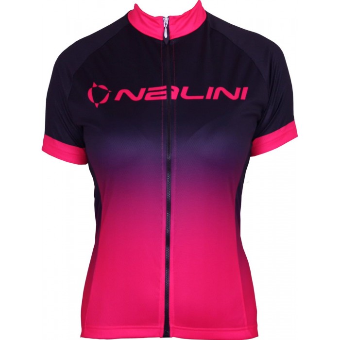 Horizon Lady Jersey Radtrikot Damen kurzarm pink/schwarz (E22-5750) Horizon Lady Jersey Radtrikot Damen kurzarm pink/schwarz (E22-5750)
