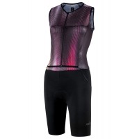 Lady Ergo Suit Zeitfahranzug Damen schwarz/pink (E21-4000)