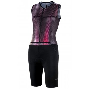 Lady Ergo Suit Zeitfahranzug Damen schwarz/pink (E21-4000) Lady Ergo Suit Zeitfahranzug Damen schwarz/pink (E21-4000)