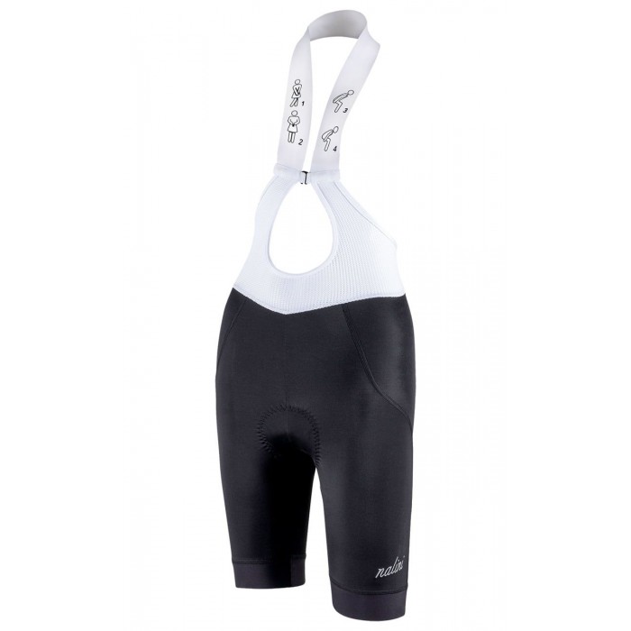 Lady Venture Bib Trägerhose Damen kurz schwarz (E21-4000)