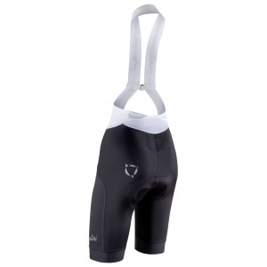 Lady Venture Bib Trägerhose Damen kurz schwarz (E21-4000)