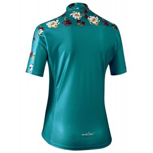 LAKE PLACID 1932 MTB Radtrikot Damen kurzarm türkis (E20-4200)