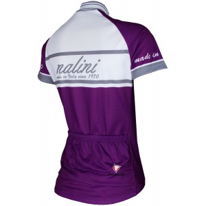 MARDI Radtrikot Damen kurzarm lila/weiß (E19-5700S)