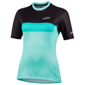 MTB Lady Shirt Radtrikot Damen kurzarm türkis/schwarz (E22-4180) MTB Lady Shirt Radtrikot Damen kurzarm türkis/schwarz (E22-4180)
