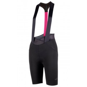 New Lady Ergo Bib Trägerhose Damen kurz schwarz (E22-4000)