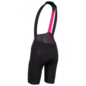 New Lady Ergo Bib Trägerhose Damen kurz schwarz (E22-4000)
